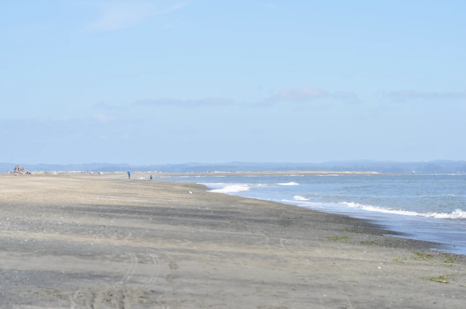 Public beach and shoreline at Ocean Shores, Washington